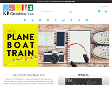 Tablet Screenshot of kbgraphics.com
